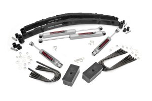 GMC K2500 Suspension Lift Kit - Rear - Rough Country - 2 Inch Lift Kit with Rear Blocks - '79-'86